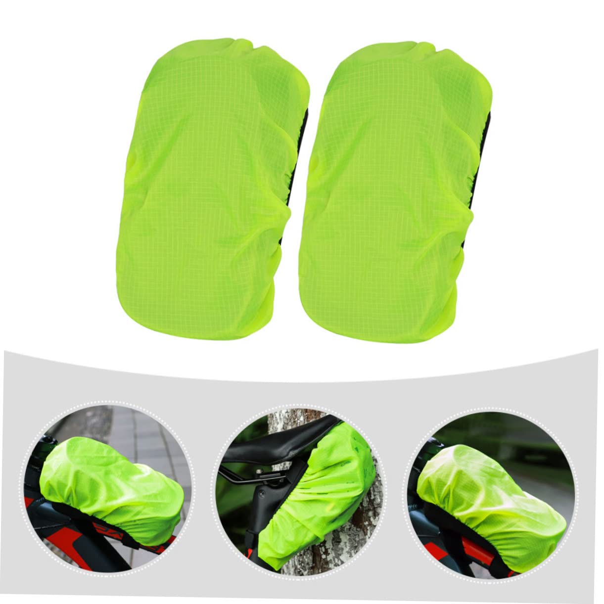 TOYANDONA Cubierta Bolsas De Bicicleta Compatible con Mayoría Bolsas De Manillar Protección contra Lluvia Y Polvo Ciclistas