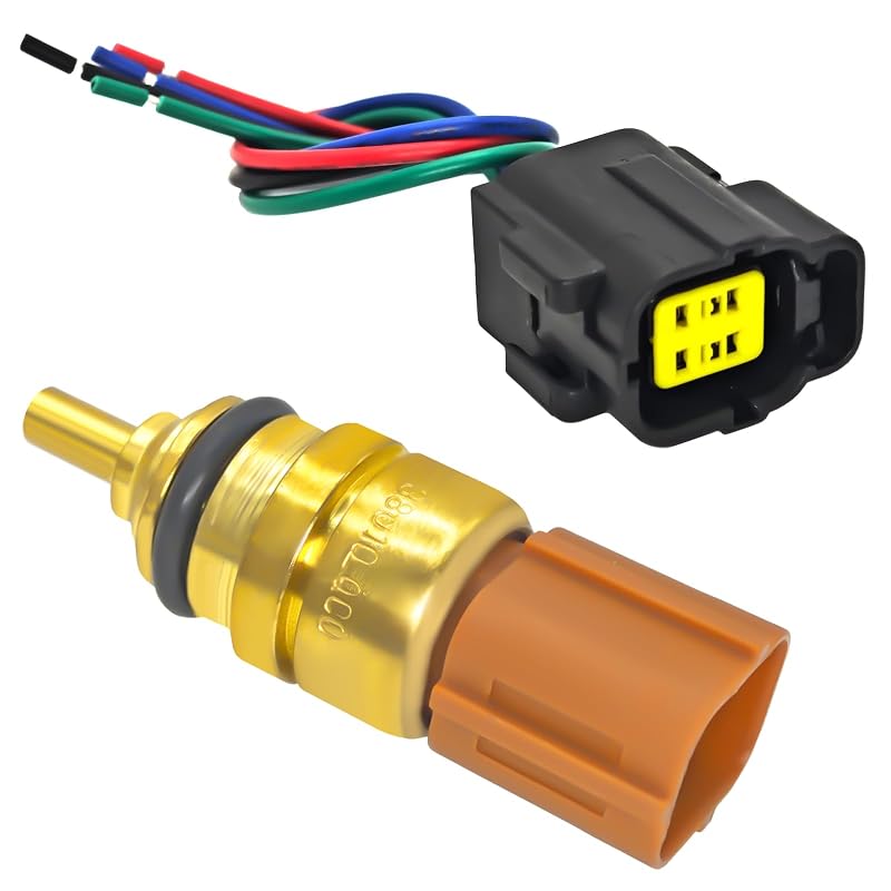 Sensor de temperatura do líquido de arrefecimento Formiden 39220-38010 com chicote e conector para Hyundai e Kia – 1 unidade