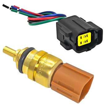 39220-38010 Coolant Temperature Sensor with Connector Pigtail Harness for Hyundai Kia 2008-2021 Palisade 3.8L 2020-2022 Tucson 2.0L 2.4L 2010-2015 - Replace 39220-38010 39220-02500