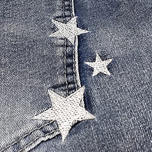 Bootcut Jeans for Women Fit Embroidered Washed Jean Denim Pants4