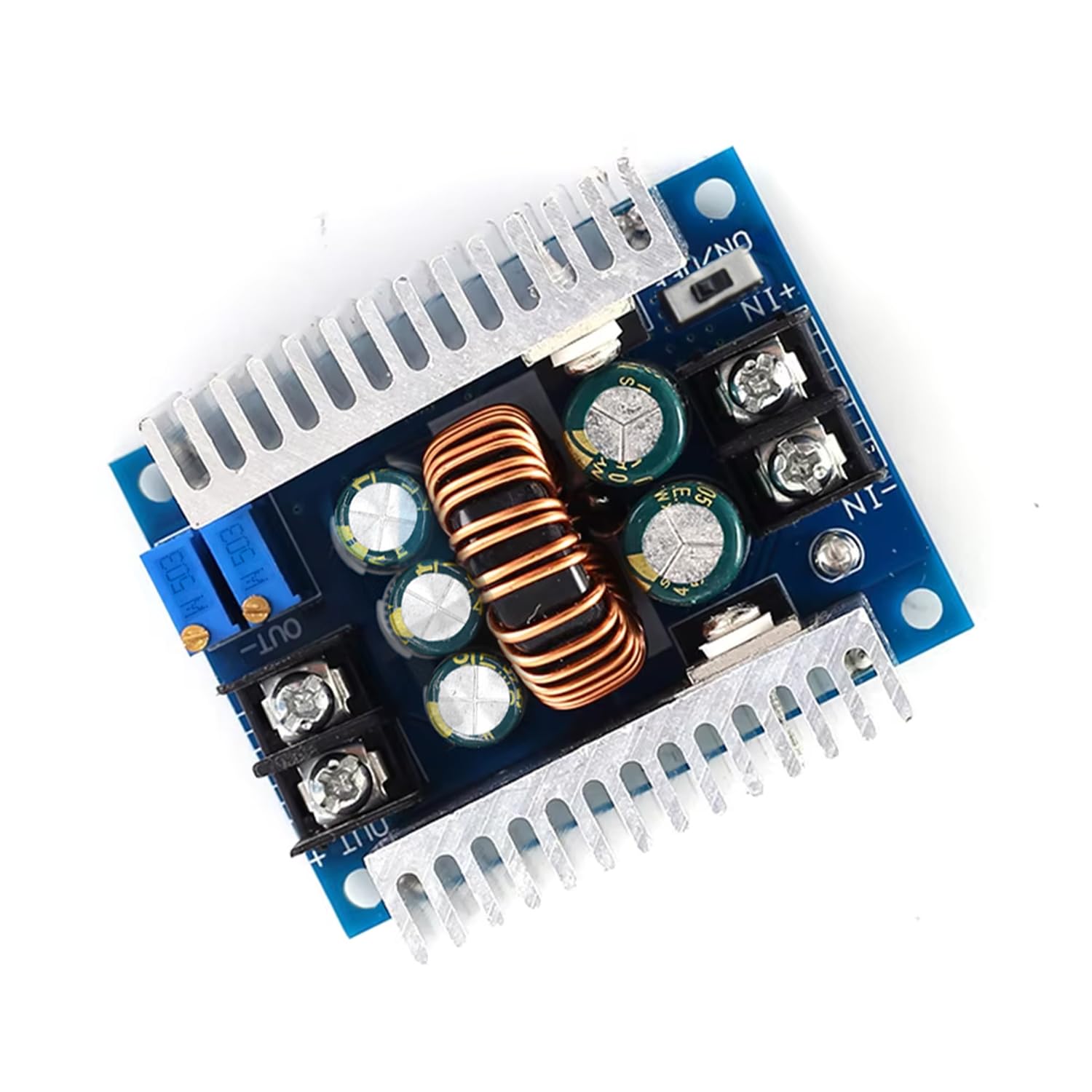 amiciSolar 300W 20A DC-DC Buck Converter, 6V-40V to 1.2V-36V Step-Down Power Module, Adjustable CC & CV, High Efficiency 95%, Low Ripple