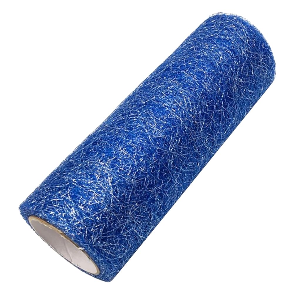 Tulle Organza Bleu Roi Voile Transparent Éclatant 15 cm pour Couture
