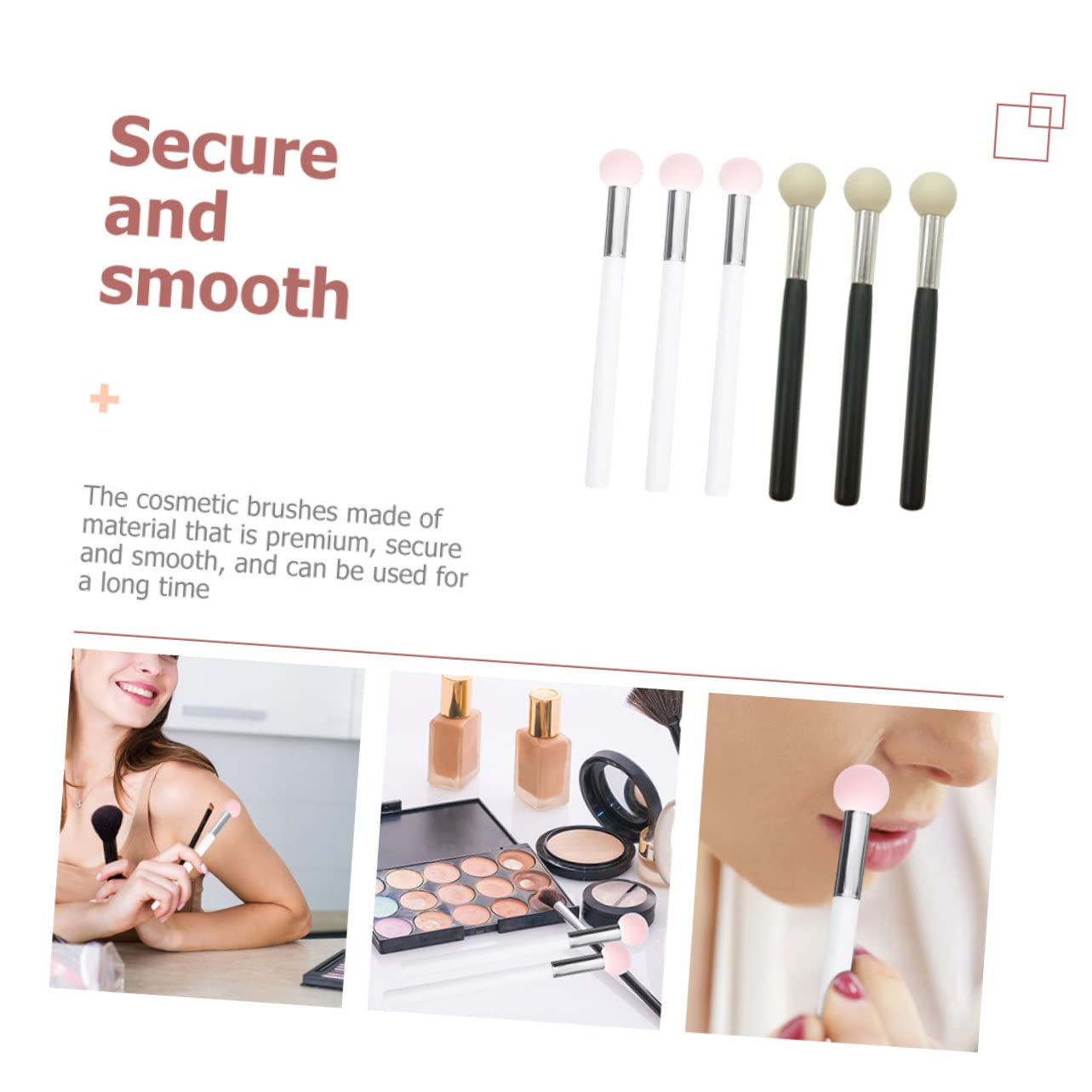POPETPOP 24pezzi Pennelli Correttori e Spugnette Per Trucco Testa Spugna Per Fondotinta e e Strumenti Cosmetici Professionali Per Make-up e Applicazione Di Polvere