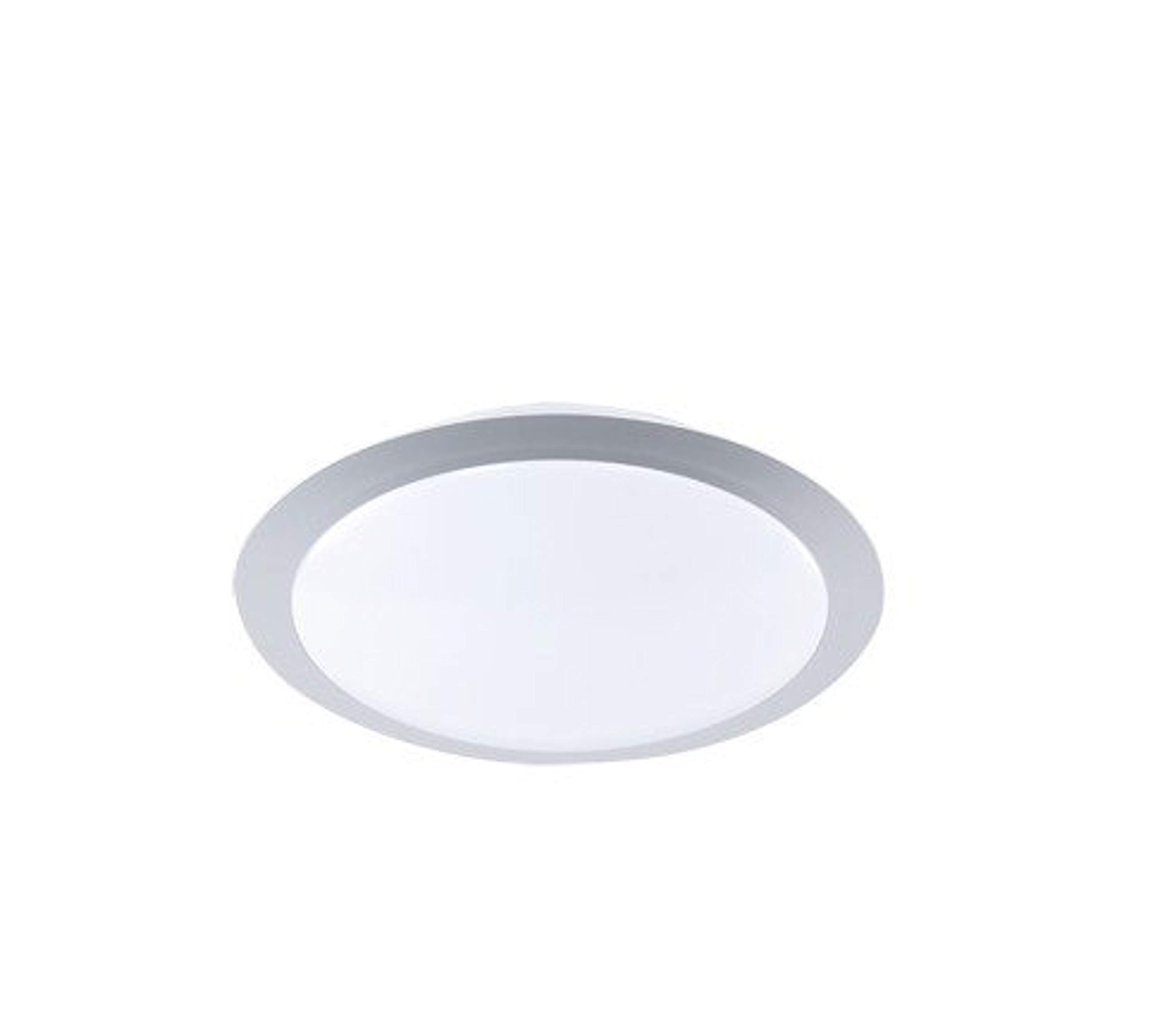 Trio Leuchten LED-Deckenleuchte titanfarbig, Kunststoff weiß, inklusive 1x 9W LED, ø 30 cm 626510987