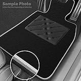 Car Mats to fit BMW 1 Series [F40] 2019+ Black Carpet & Grey & Silver Colour-Tech Trim & Black Rectangle Heel Pad [SAPP-2455] - Image 3