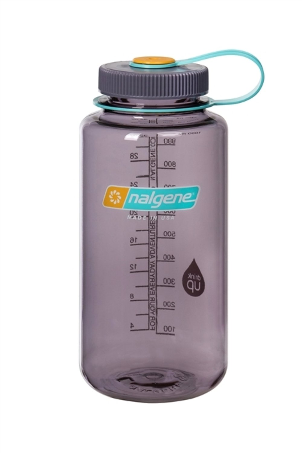 Nalgene Tritan Wide Mouth BPA-Free Water Bottle, 16 Oz, Aubergine — image 1
