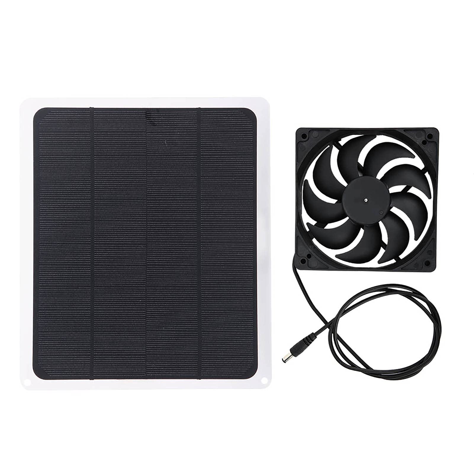 Ventilateur de panneau solaire extracteur d'air de serre 12V