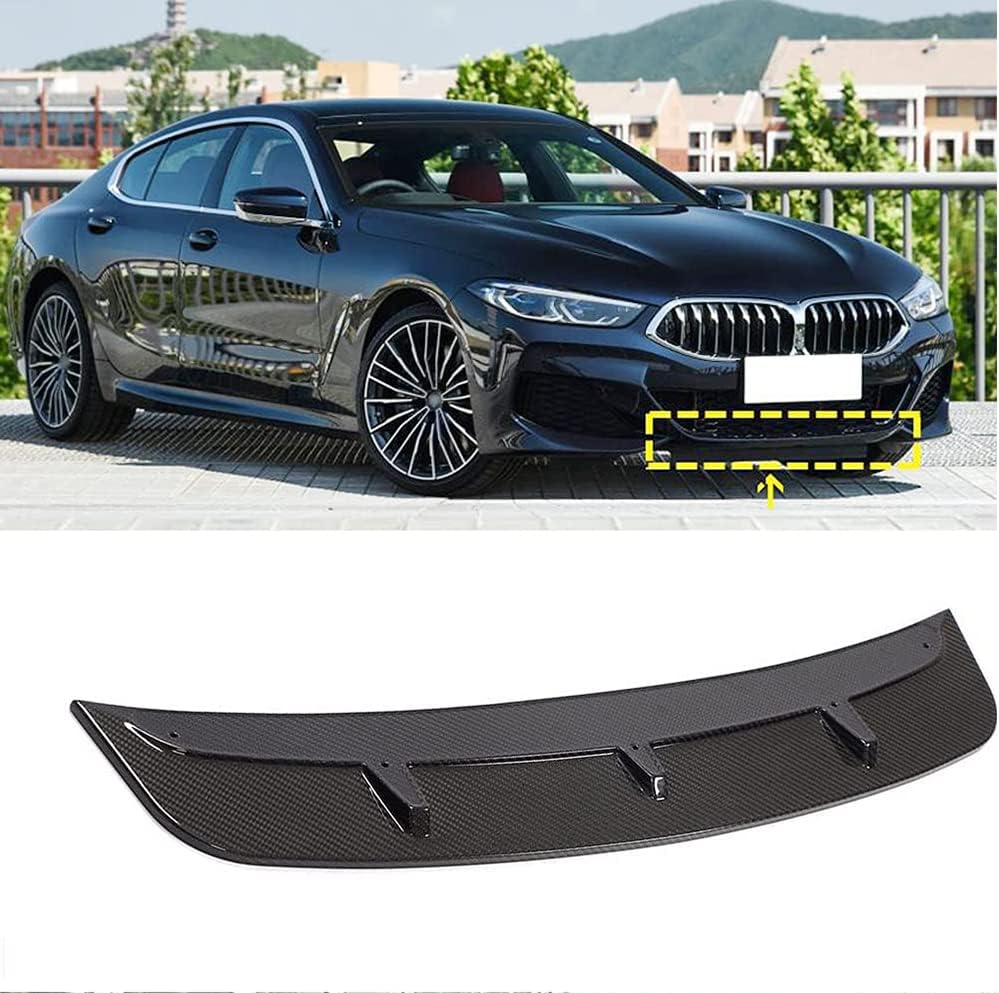 Carbon Fiber Front Bumper Lip Fits for BMW 8 Series G14 G15 G16 M-Sport 2018-2021 Black Front Lip Spoiler Body Kit Factory Outlet