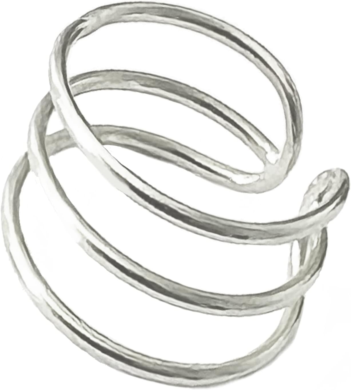 TOE RINGS & THINGS | Three Arch 14k Gold Fill or Sterling Silver Adjustable Toe Ring | Unisex Design | Three Skinny Strands Open Back Toe Ring