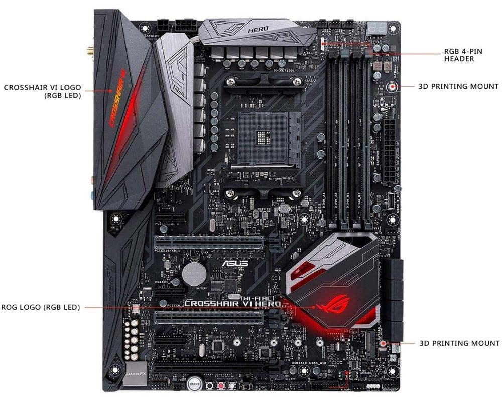 ASUS CROSSHAIR VI HERO AM4 マザーボード ROG CROSSHAIR VI HERO | マザーボード | ROG Japan
