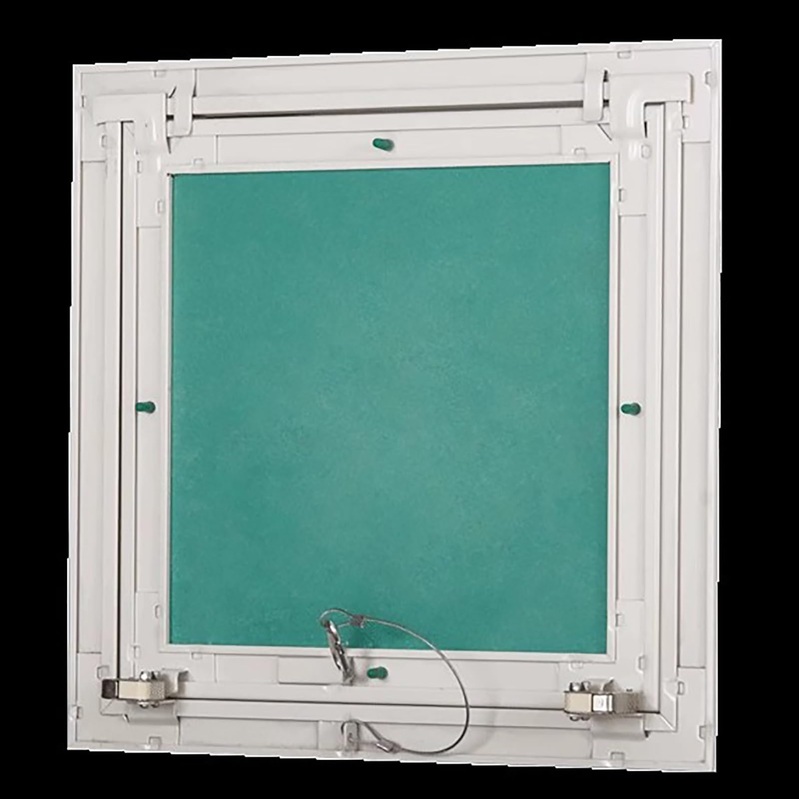 Genérico Panel de Acceso para Placas de Yeso Laminado con Marco de Aluminio: escotilla de inspección y Puerta de revisión de 400 x 400 mm para un fácil Acceso de Mantenimiento. Duradero y versátil. D