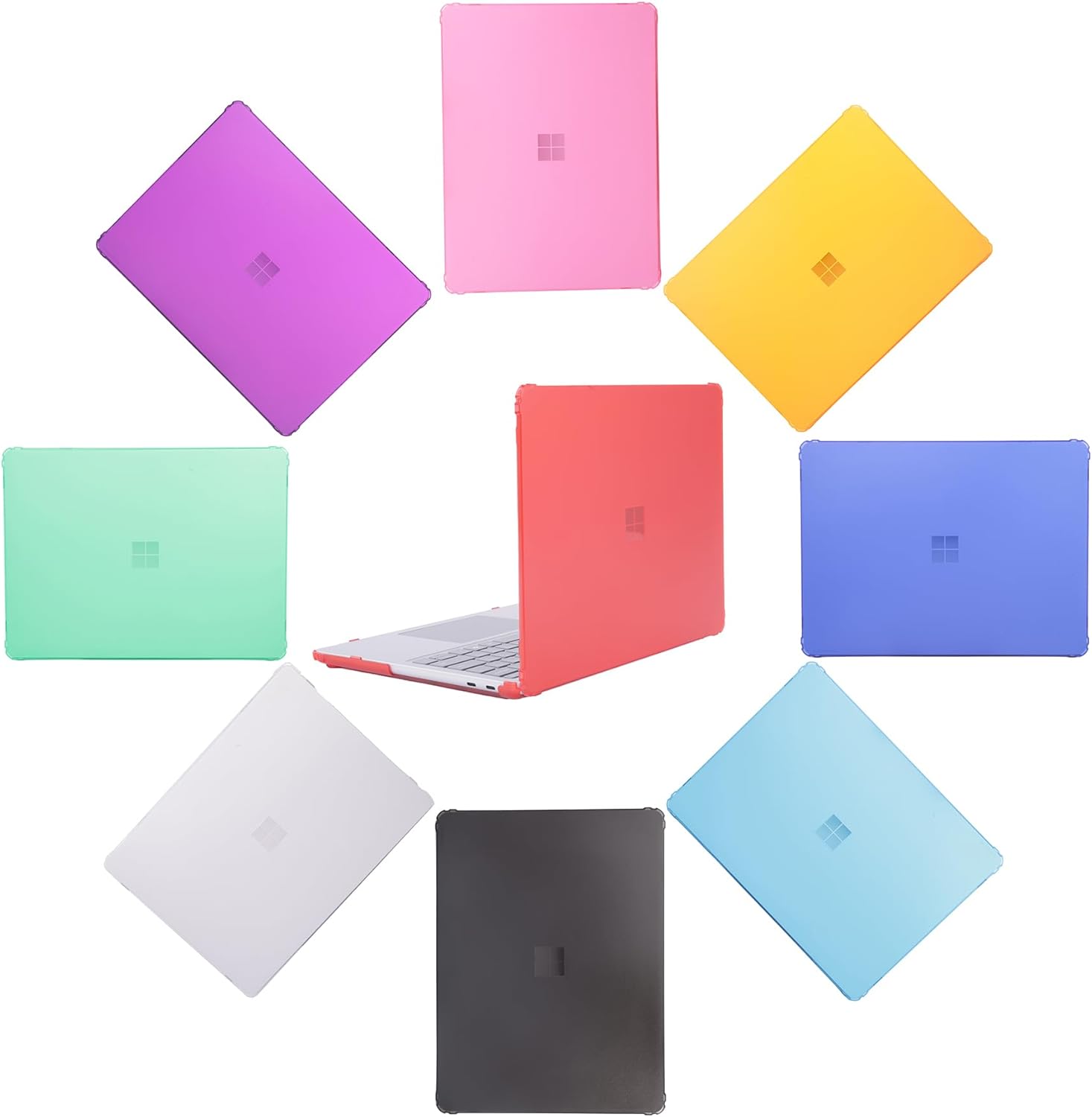 mCover case ONLY Compatible for 2025+ 13" Microsoft Surface Laptop 13 Windows PC (Model# 2095) with Snapdragon CPU & Copilot+ (NOT Fitting Other Surface Laptop) - Pink - Image 6