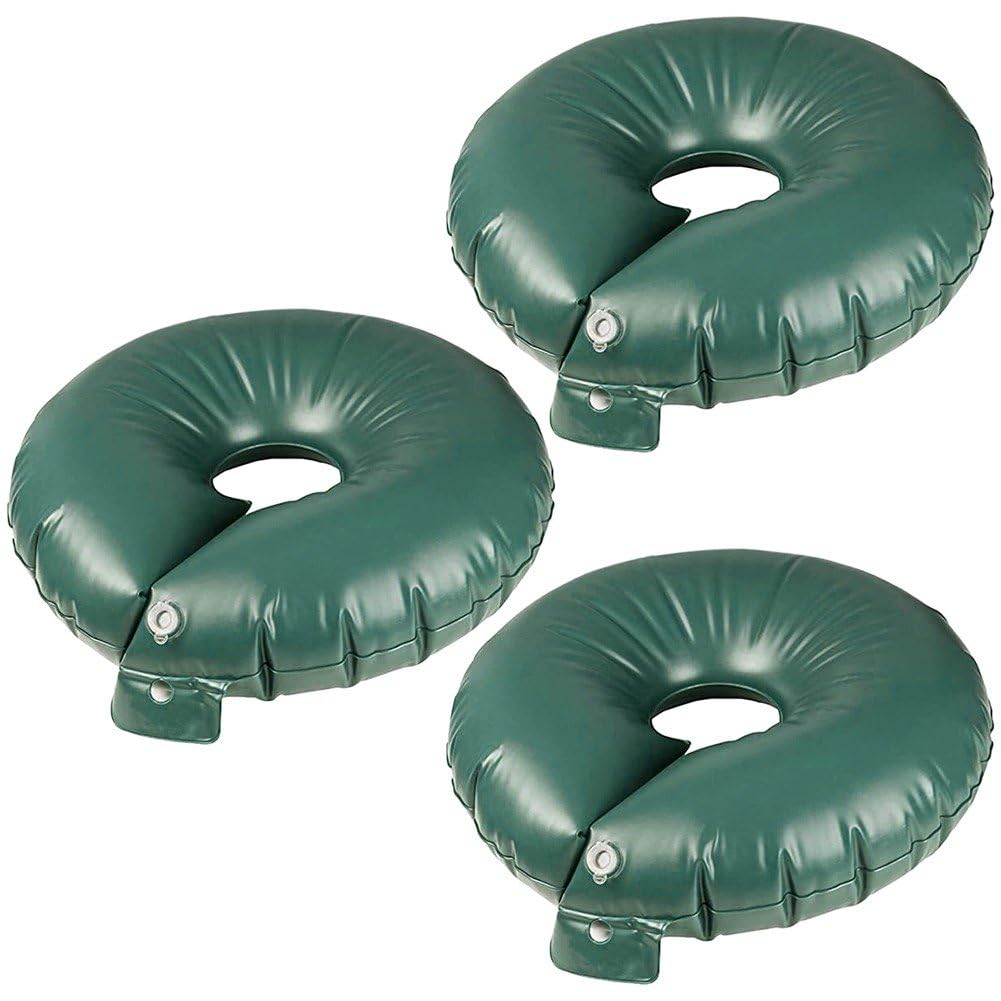 Anneau d'arrosage d'arbre en PVC robuste pour irrigation racinaire, lot de 3