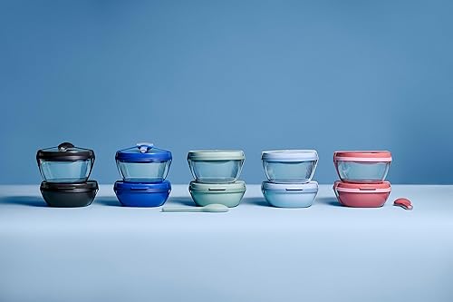 Miniatura 7 de Mepal Caja de ensalada elipse - Fiambrera para ensaladas con varios compartimentos - Caja Bento para ensaladas sobre la marcha - Almuerzo saludable