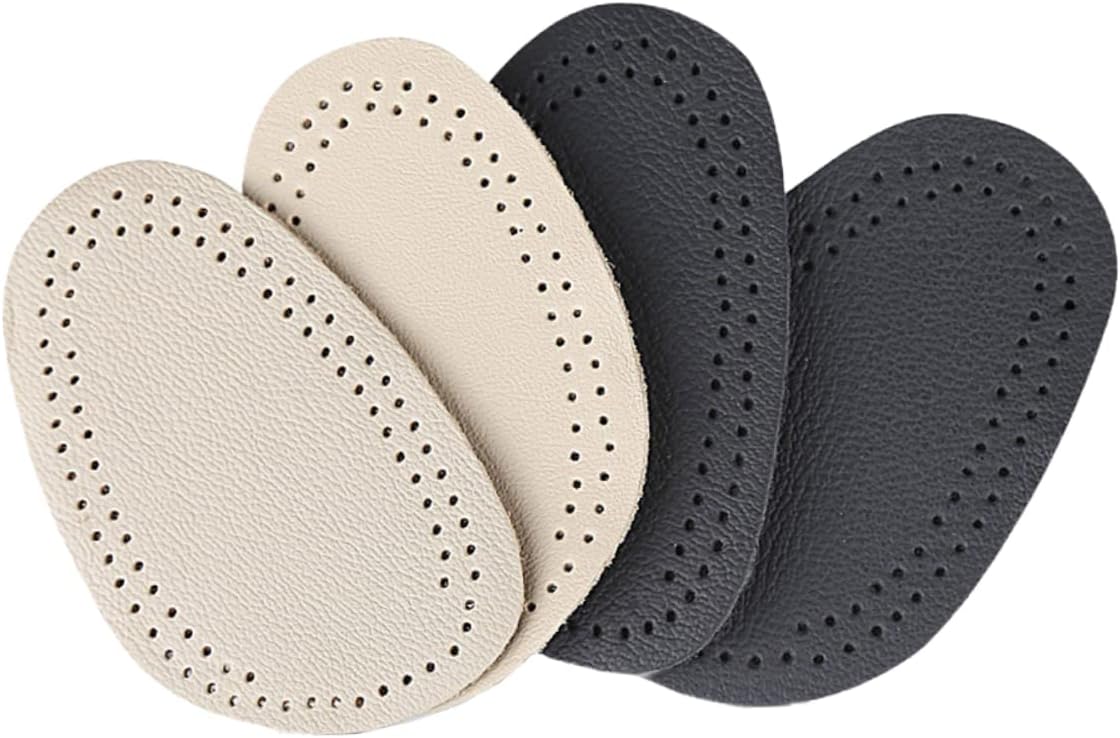 12pairs Forefoot Mat Pads Beige Black Cushions for Women - Support for of Feet Comfortable Foot for Everyday Use