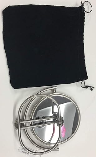 Miniatura 8 de JERDON Espejo de aumento compacto - Espejo de viaje plegable de 5.5 pulgadas con aumento de 10X y 1X - Modelo MC450N