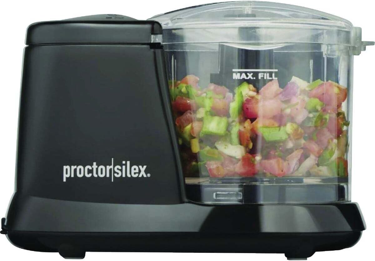 Hamilton Beach Proctor Silex Mini Food Chopper Black Hamilton Beach Proctor Silex Mini Food Chopper Black