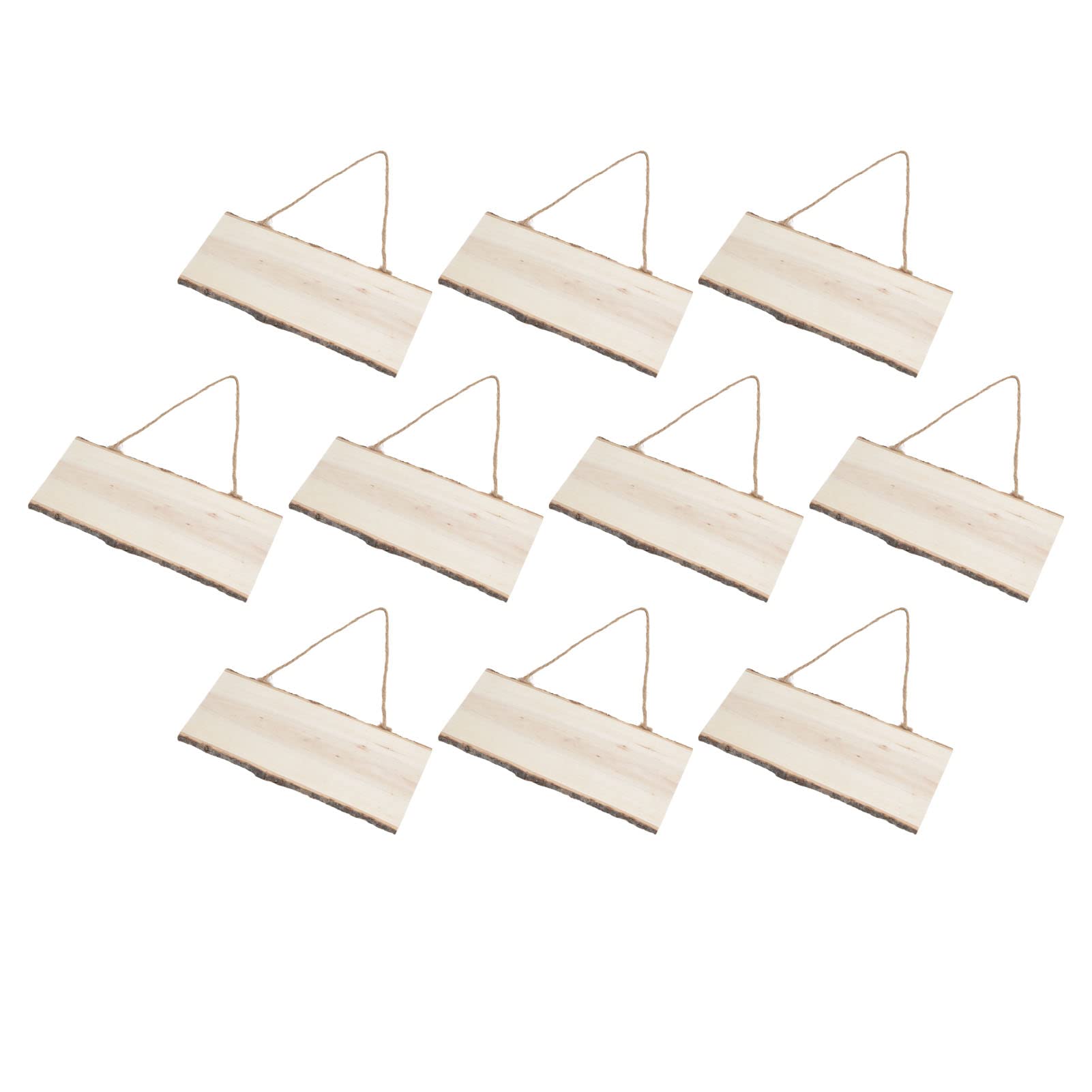 DIY dekoracje wiszące na drzwi, 10 szt. Drewniany znak powitalny wisząca tablica znak malowanie kolorowanka niedokończone okleiny drewniane do ogrodu weselnego 10cm x 25cm