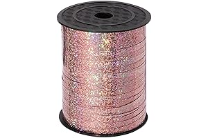 500 Yards Rose Gold Curling Ribbon Balloon String for Gift Wrapping