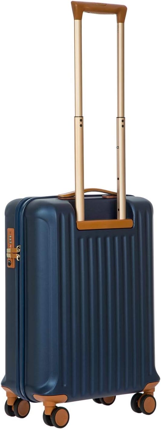 review Bric's Capri 21 Inch Ultralight International Carry-on Spinner, Matte Blue, One Size
