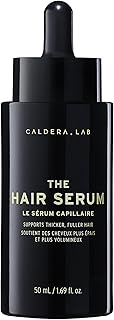 Caldera + Lab The Hair Serum | Men’s Thickening Serum for Thinning & Receding Hair, Supports Fuller & Stronger-Looking Hair, Dermatologically Tested - All Hair Types