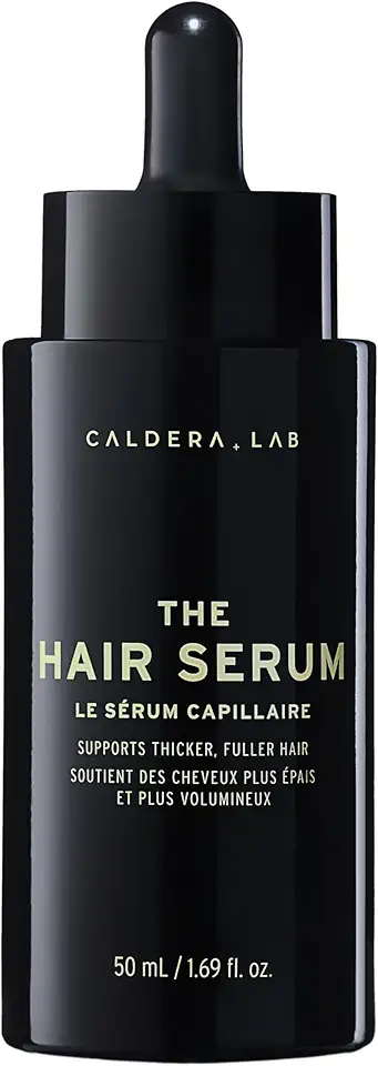Caldera + Lab The Hair Serum | Men’s Thickening Serum for Thinning &amp; Receding Hair, Supports Fuller &amp; Stronger-Looking Hair, Dermatologically Tested - All Hair Types