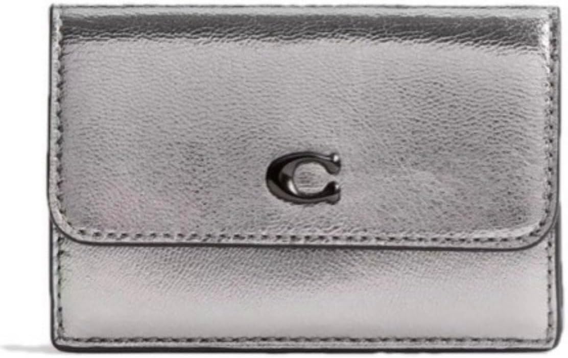COACH ミニ財布　がま口　グレー Amazon | [コーチ] ミニ財布 ミニ トライフォールド ウォレット 三