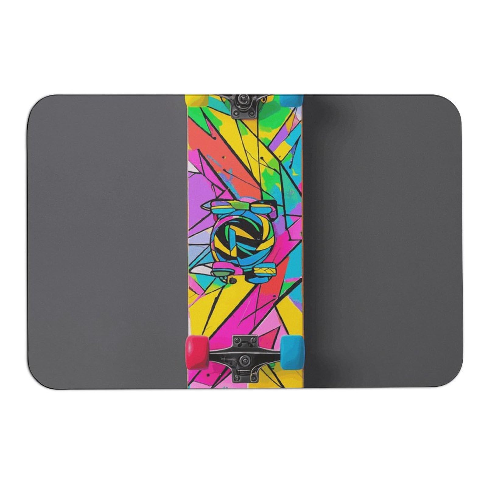 Tapis de sol skate coloré absorbant et antidérapant 60x40 cm