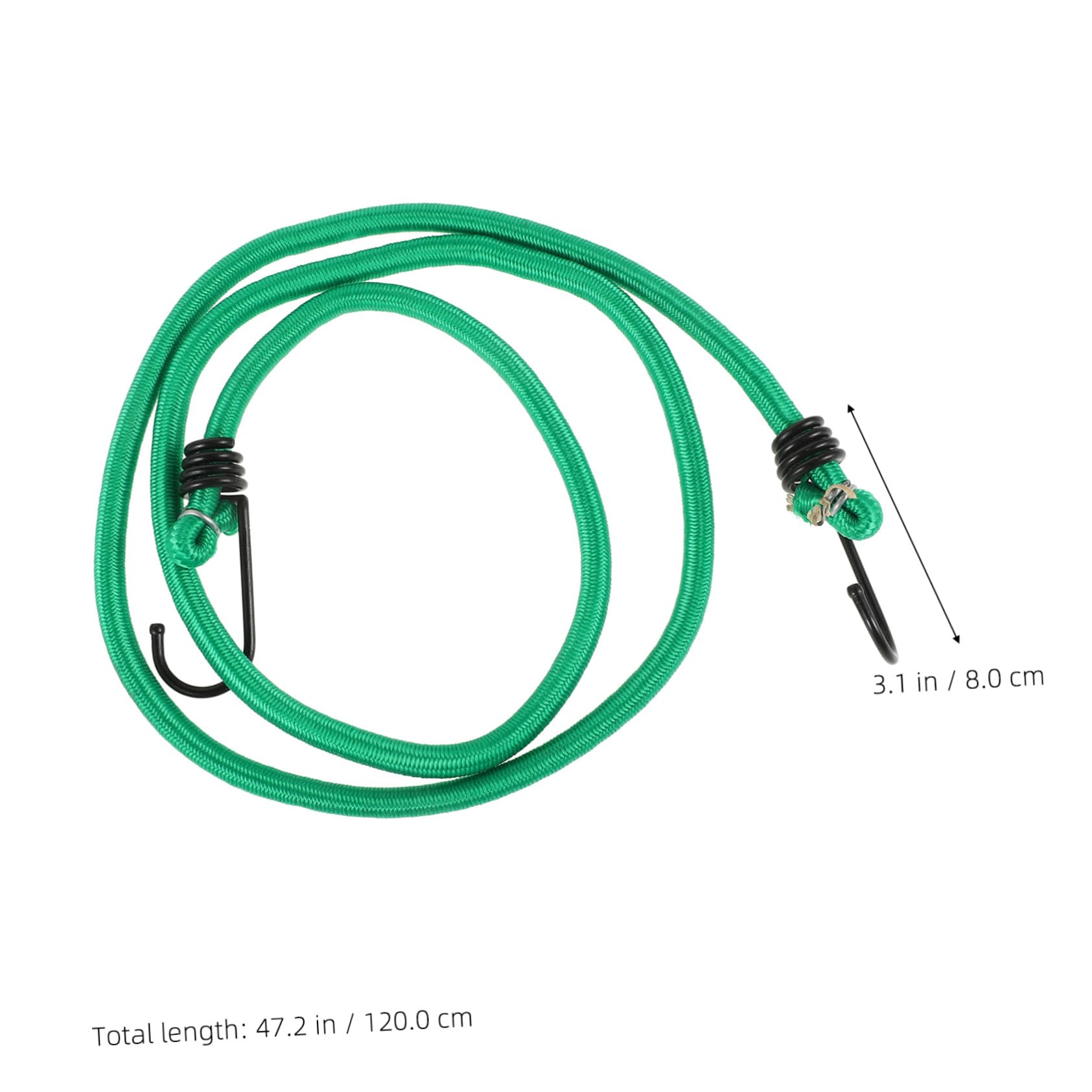 Toyvian 10pezzi Corda Elastica Multiuso per Esterni Corda Elastica per Legare Bagagli da Campeggio con Ganci Fascia per Bagagli e Attrezzature da Campeggio