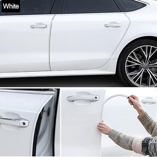 Miniatura 7 de Protector de puerta de automóvil, protector de borde de goma universal en forma de U, protectores de borde de barco de aluminio, no requiere