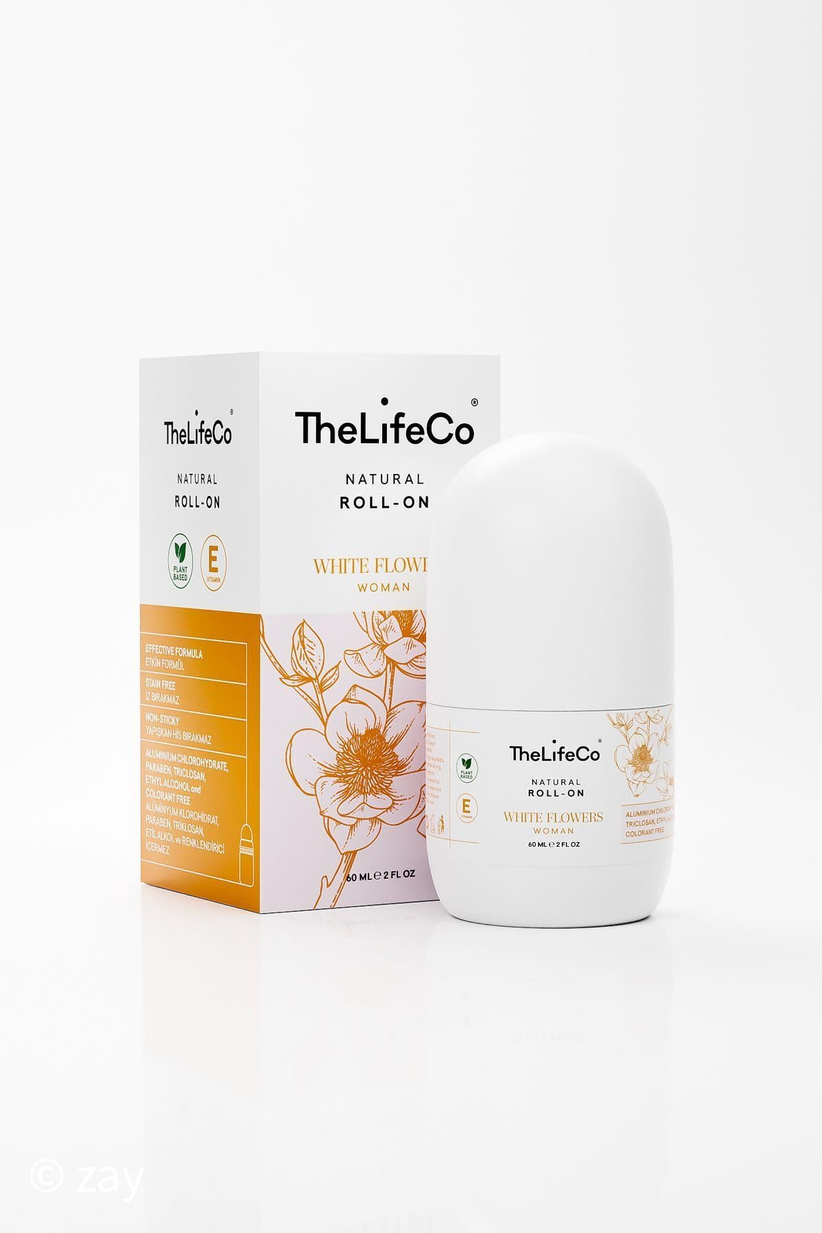 TheLifeCo%100 Doğal Roll-On White Flowers -Woman 60 ml