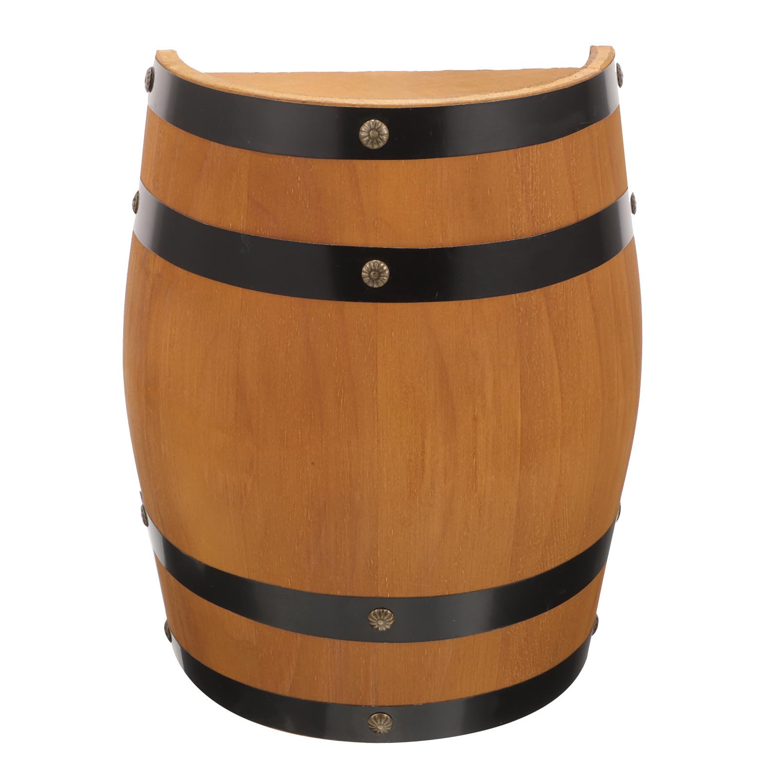 Barril de vino de madera ORFOFE para decorar paredes vacías, artesanía rígida y duradera 8