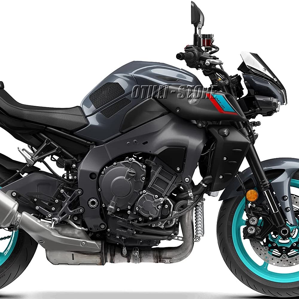 Adesivo Resinato 3D Per Yamaha MT-10/MT-10 SP Dal 2022 - Kit Paraserbatoid, Icon Blue