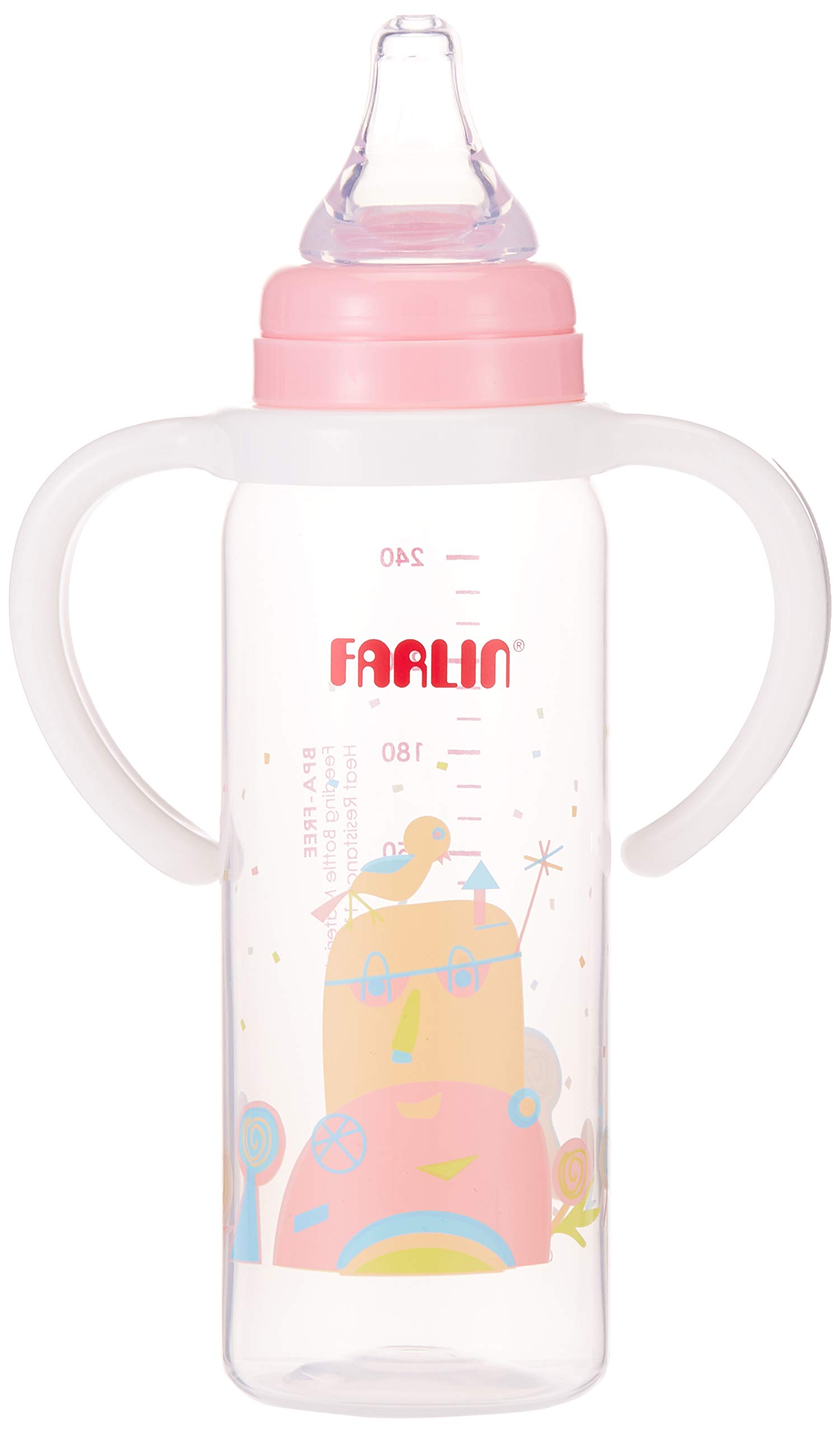 Farlin Pp Standard Neck Feeder 240Ml W/Handle, Piece Of 1
