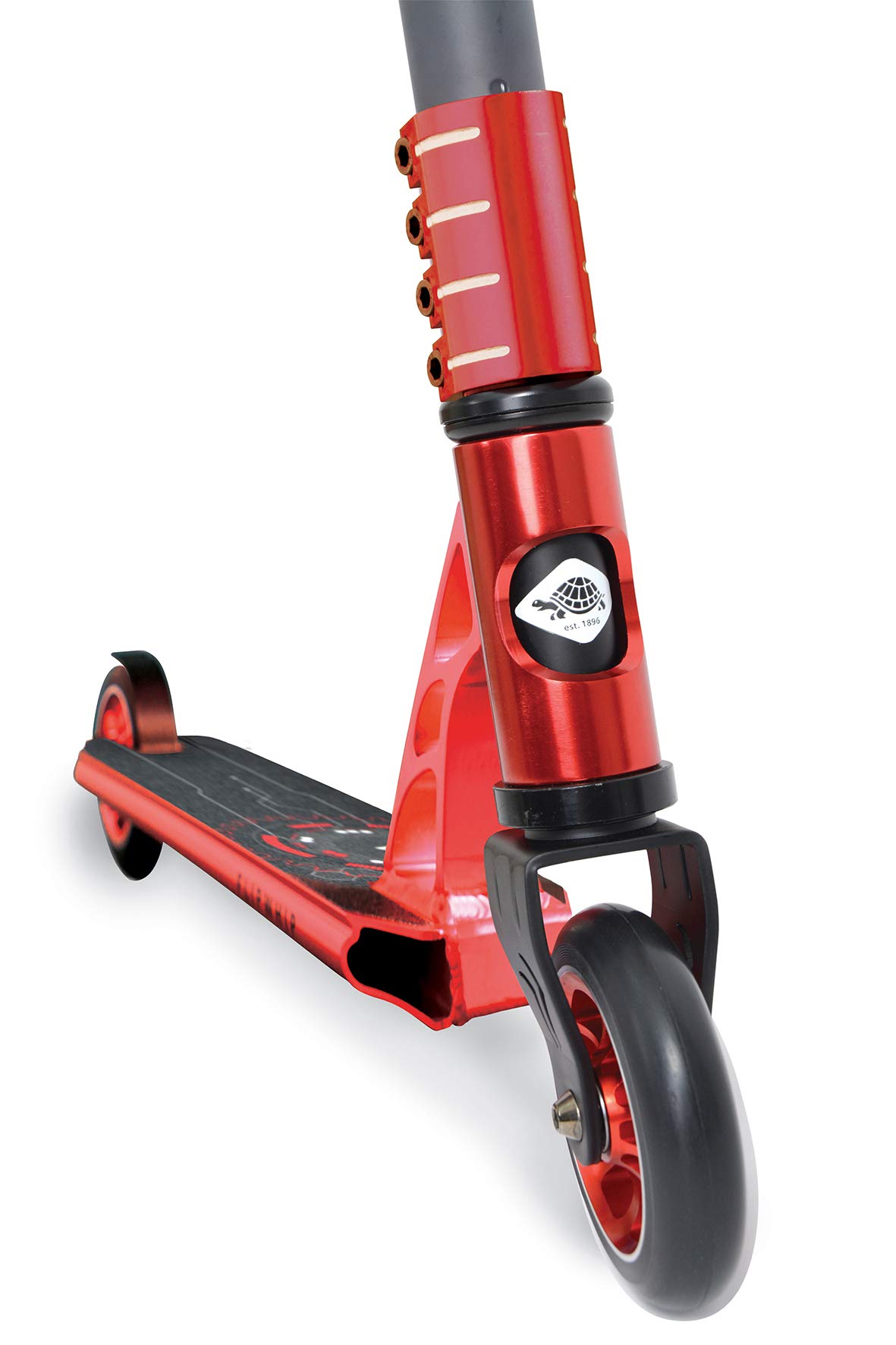Schildkröt, Patinete de Acrobacias Flipwhip Hydro, Patinete Premium con Compresión HIC y Llanta de Aluminio, Ruedas de PU de 110 mm,Diseño Excelente, para Todos los Trucos y Acrobacias