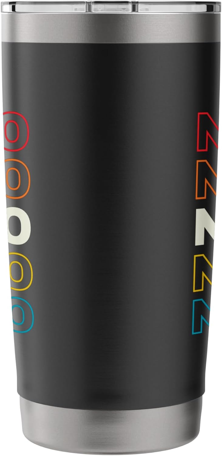 I Love Niko Personalized Retro Sunset First Name Stainless Steel Insulated Tumbler - Image 2