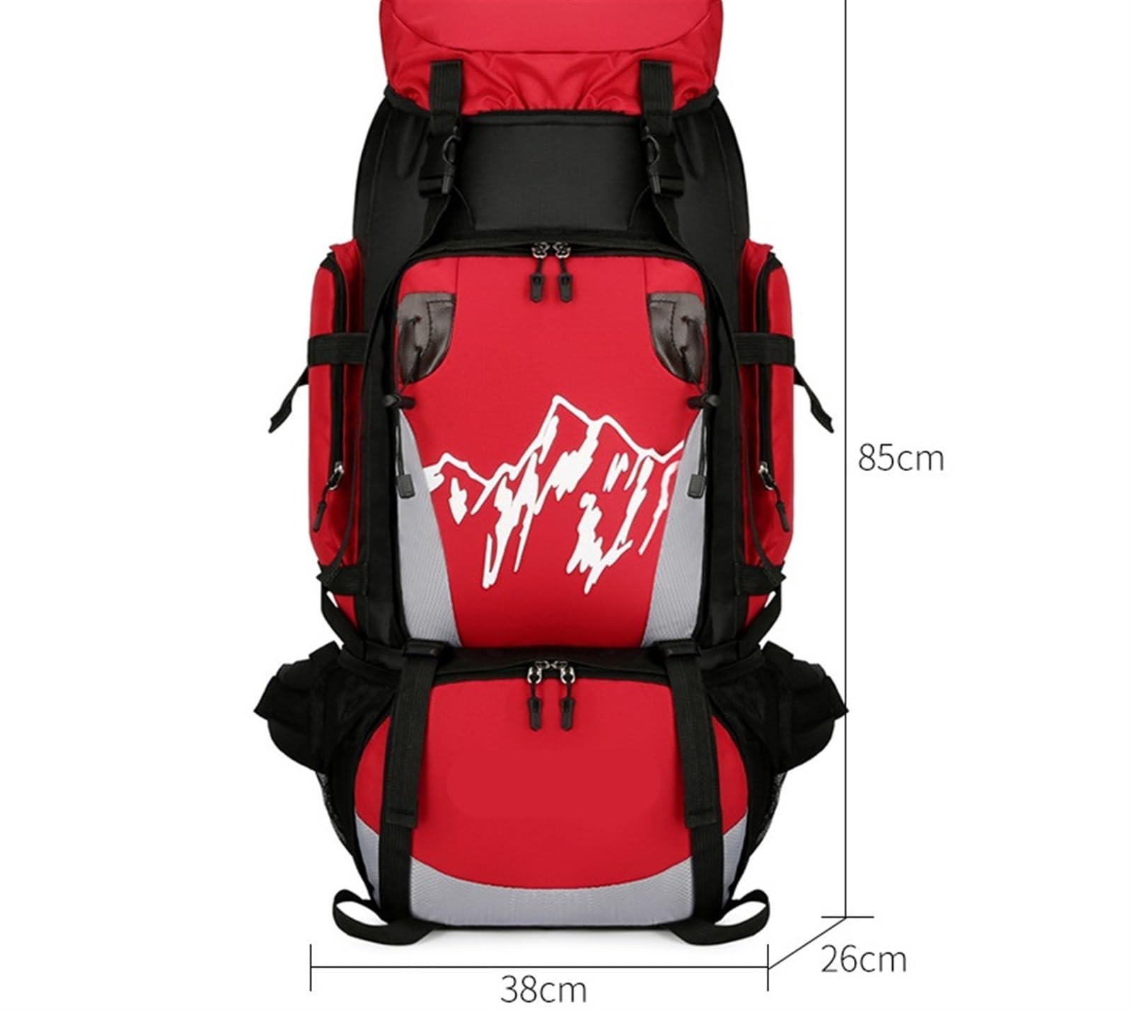 Plecak Turystyczny Plecak Trekkingowy Plecaki Turystyczne Unisex 90L Lekkie, Lekkie Plecaki Trekkingowe Do Wspinaczki Na Świeżym Powietrzu Torba Alpinistyczna(Navy)