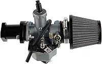 Carburador para CG CB 125 CB125 XL125S TRX250 TRX 250EX XR100 XR200 150cc PZ26 ATV Quad Motocross Kit Carburador de Alumínio Racing (Cabo PZ26 vermelho)