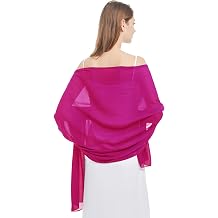 Ciormis Chiffon Shawl Wraps Scarves Lightweight for Women Evening Dresses Wedding Bridesmaid or Formal Occasions