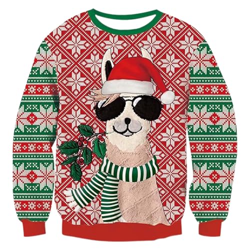 Pärchen Weihnachtspullover 20 Ugly Christmas Sweater Herren Damen Pärchen Lustig Hässliche...