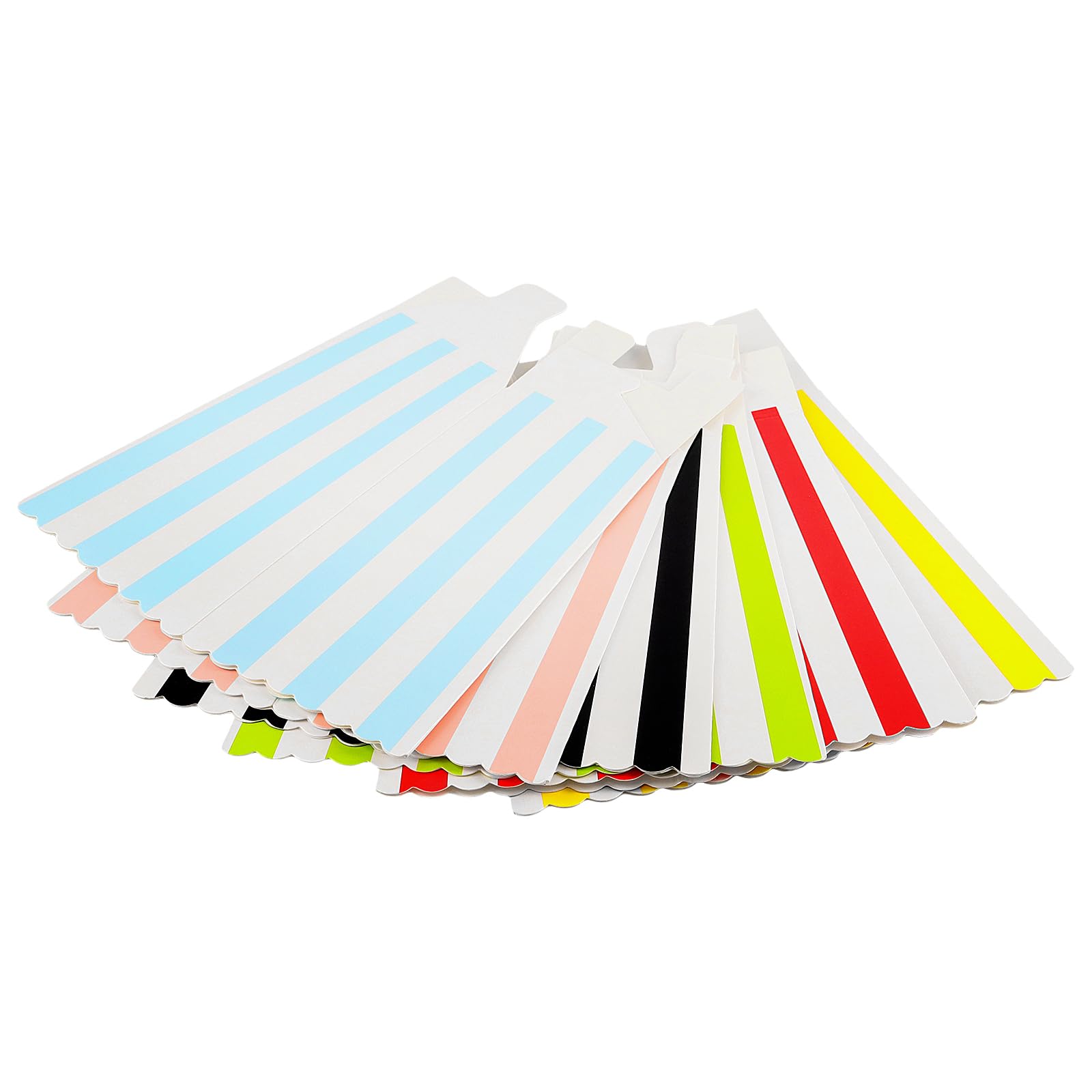 Pack Of 200 Small Popcorn Bags, Popcorn Bags, Red Stripes, Popcorn Paper Bags, Popcorn - View #3