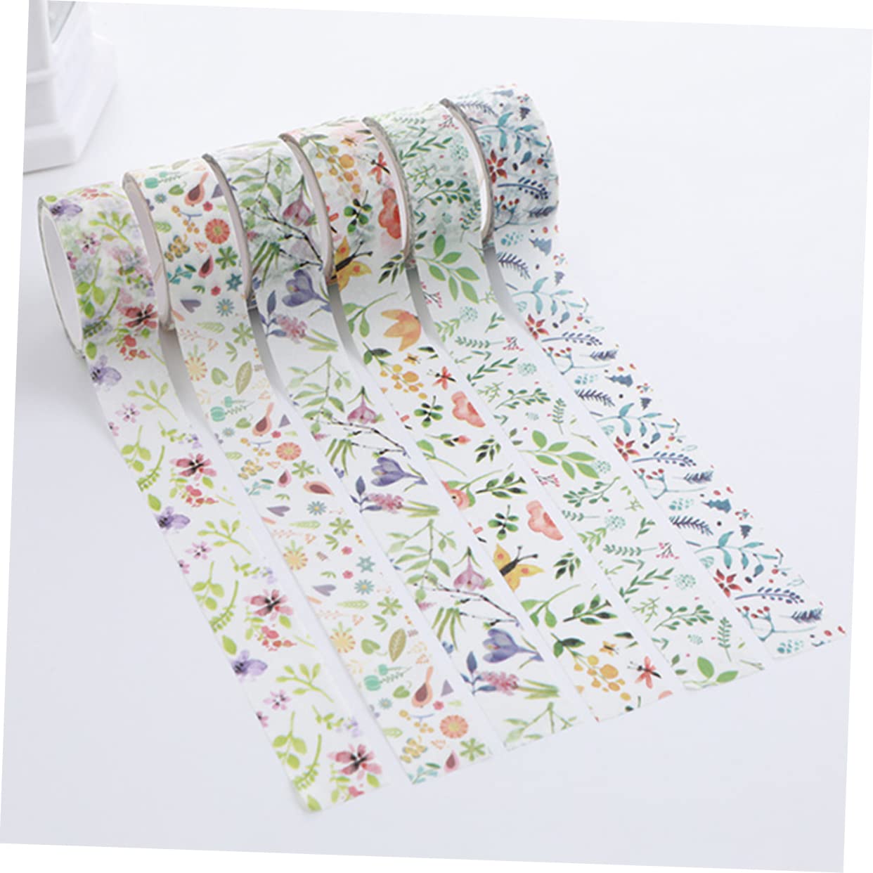 NUOBESTY 48rollen Washi Tape Mit Muster Für Scrapbooking Und Kreative Projekte Dekorative Klebebänder Frischen Farben Für Kunst Und Handwerk