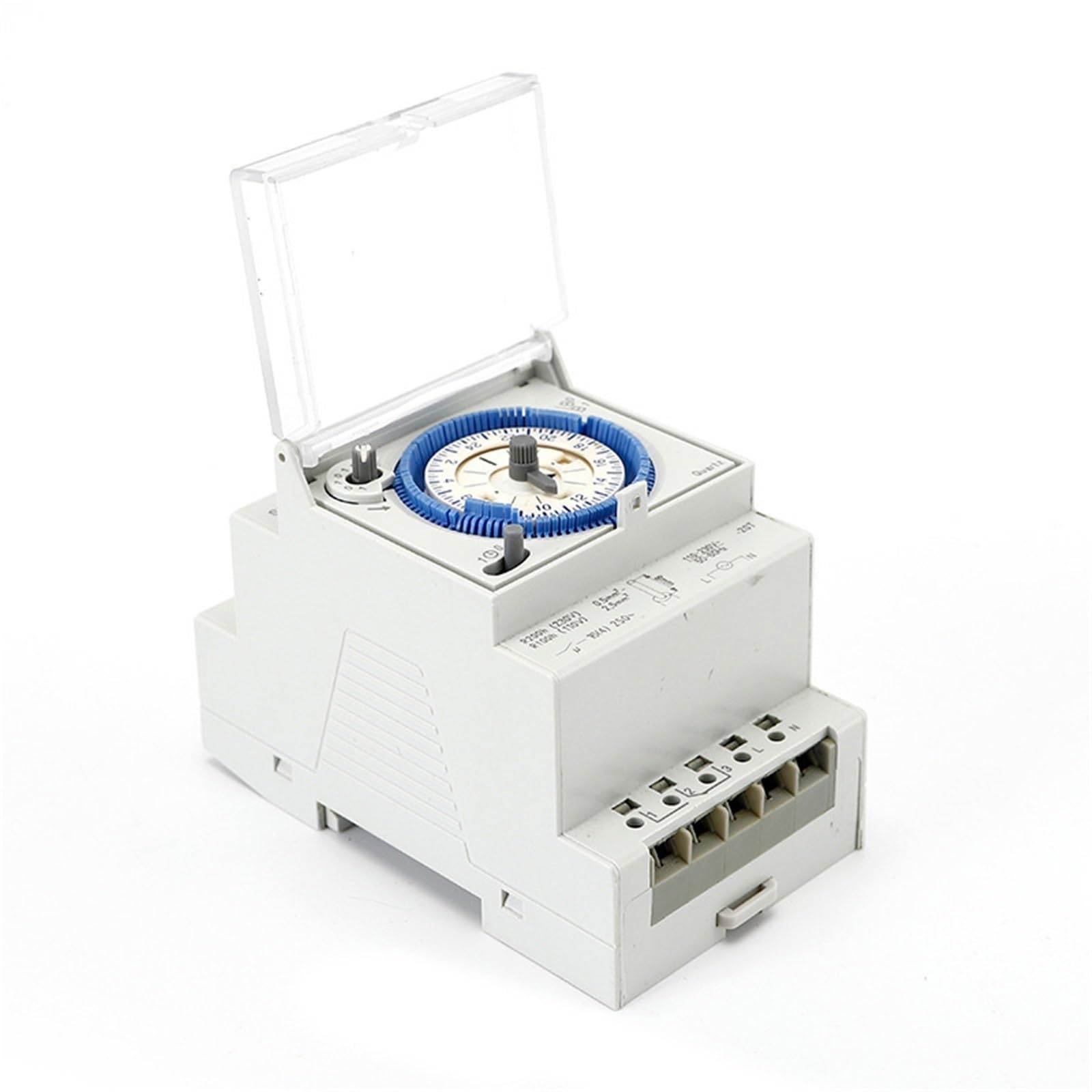Neuester CE-zertifizierter mechanischer Zeitschalter SUL181D 96-maliges EIN-/Ausschalten pro Tag Zeiteinstellbereich 15-Minuten-Timer mechanischer 24-Stunden-Timer