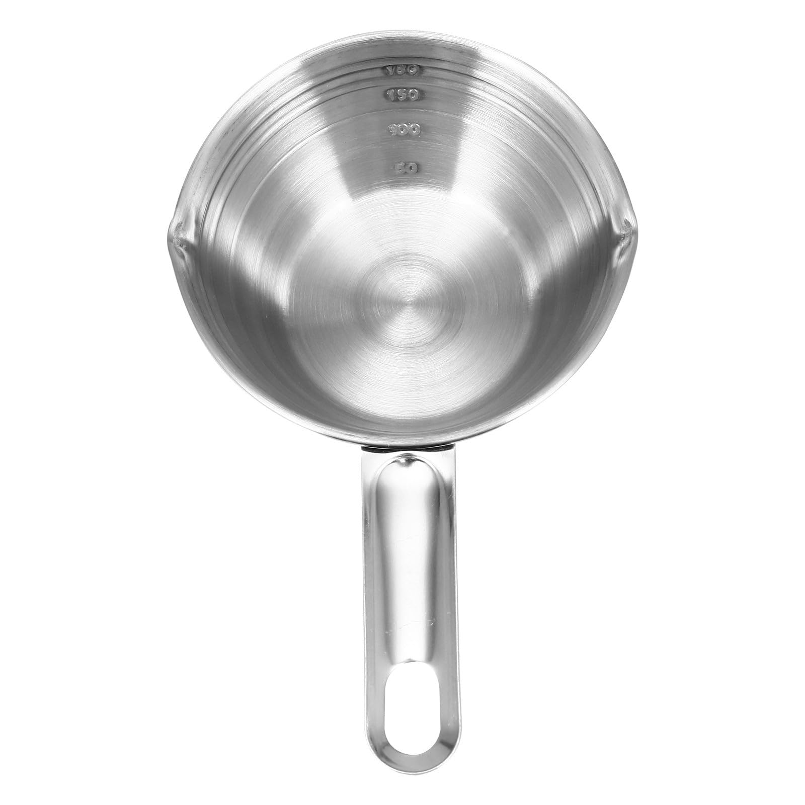 Cucharas medidoras de acero inoxidable con escala pack de 2 piezas duraderas para cocina