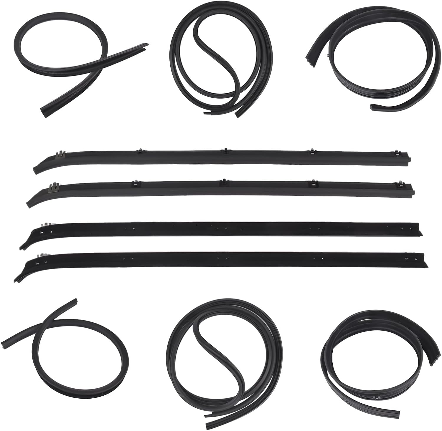 KD1002-10A Weatherstrip Seal Kit Replacement for 1980-1993 Dodge Truck D W 150 Ramcharger 1980-81 Trailduster, 10PCS
