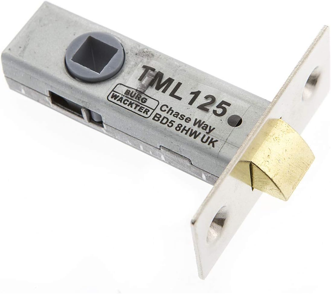 TML125N 63mm Nickel Tubular Mortice Latch, (2.5")