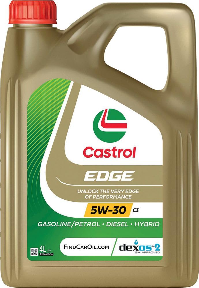 Castrol Olio motore auto Edge 5W30 Titanium 4L lubrificante Oil