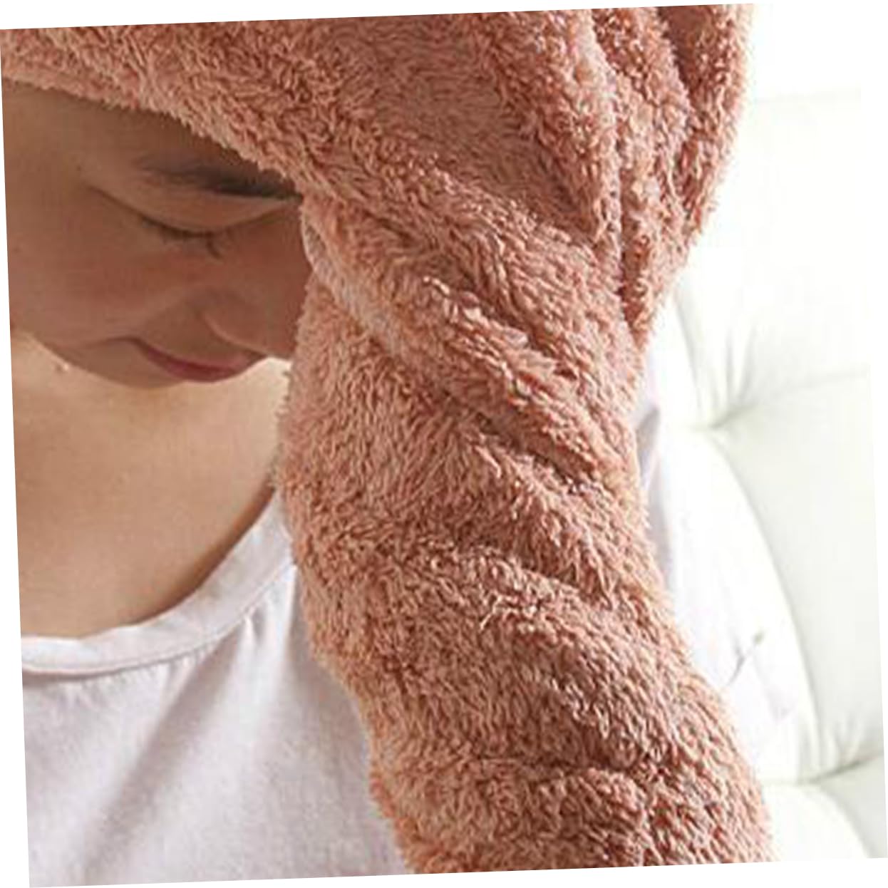 PartyKindom Thick Bath Cap Towel Set Creative Hair Drying Cap for Fast Dry Absorbent Hair