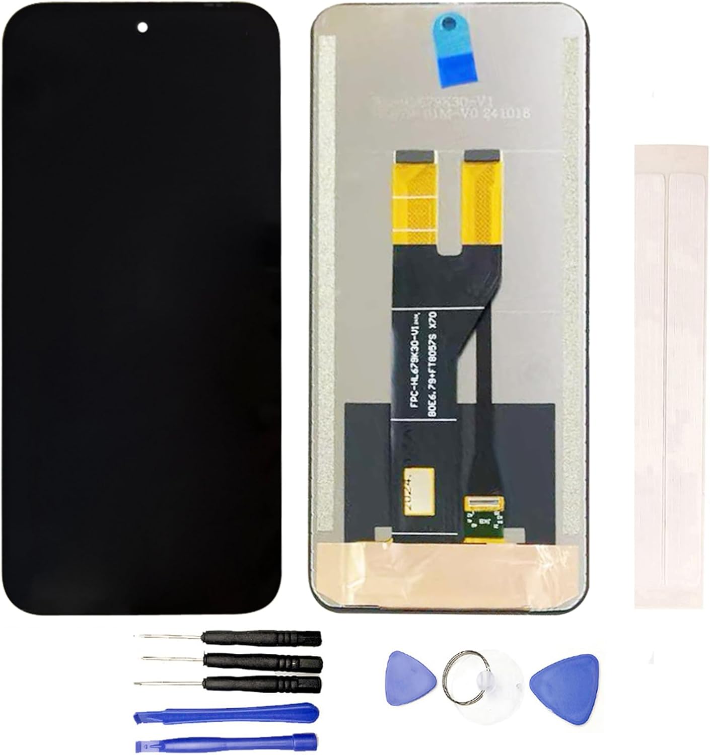 JayTong 修理と交換液晶互換性のある Meizu Mblu 21 ディスプレイガラス修理液晶デジタイザパネル (黒)