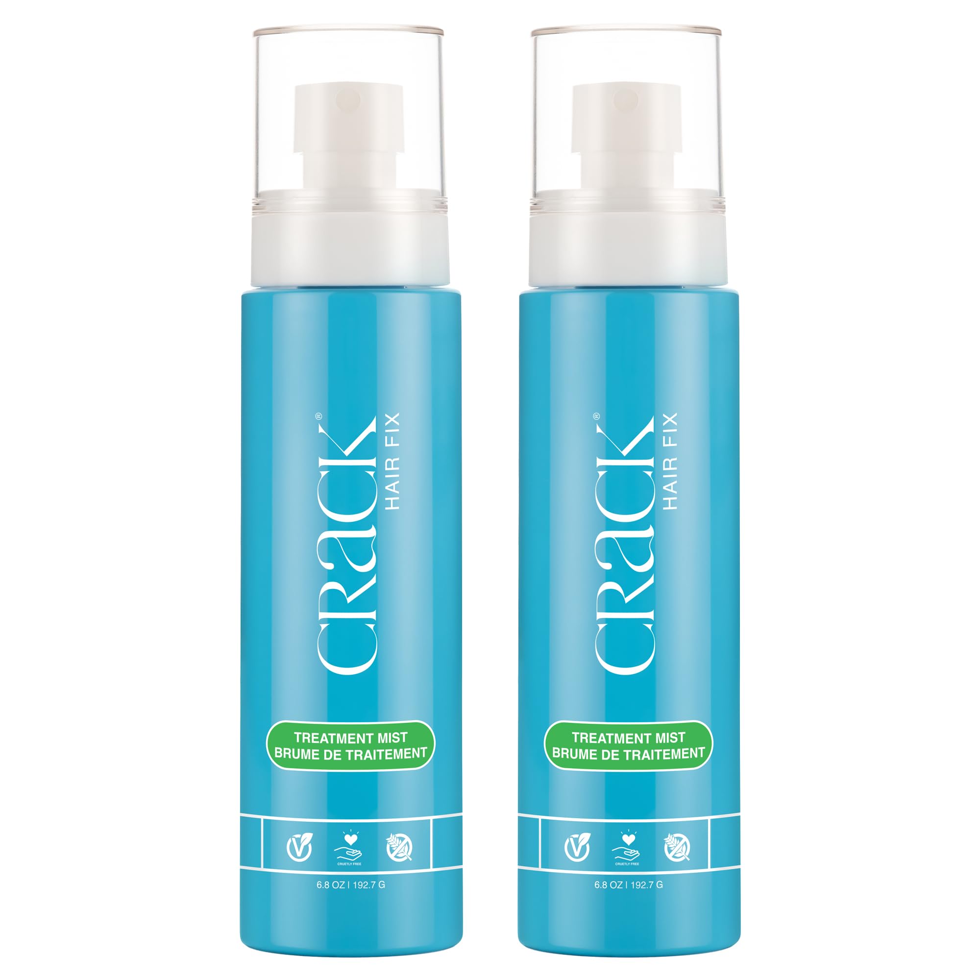 Crack HAIR FIX Mist Spray - Moisturizes & Protects Hair From Dryness & Thermal Damage, Improves Texture, and Restores Youthful Shine (2)